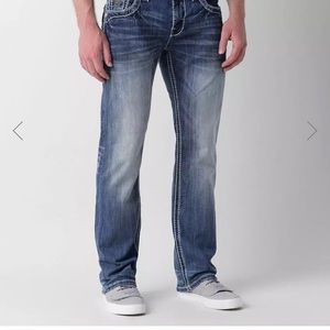 Rock Revival Tobin Slim Straight Jeans Size 31